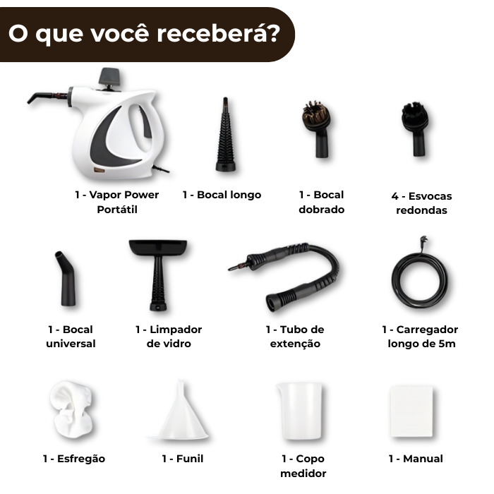 Vapor Power™ - Vaporizador 5 em 1 + Frete Grátis