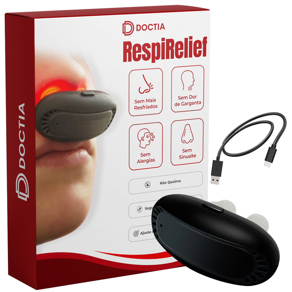 Dispositivo Terapia Nasal de Luz Vermelha RespiRelief™