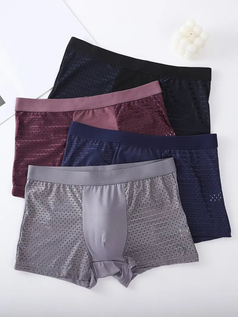 Kit cuecas fibra de bamboo - 4 unidades